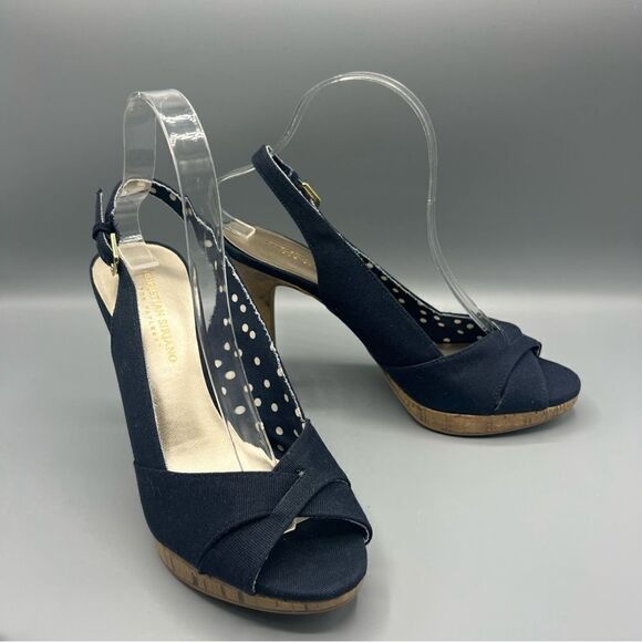 Christian Siriano for Payless Cork Heel Platform Open Toe Heels - Picture 6 of 8